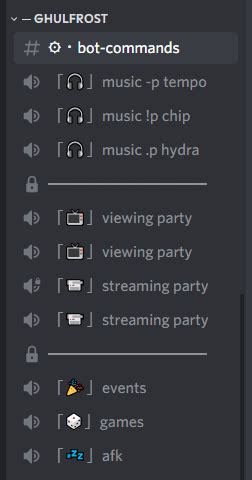 channel dividers for Discord server